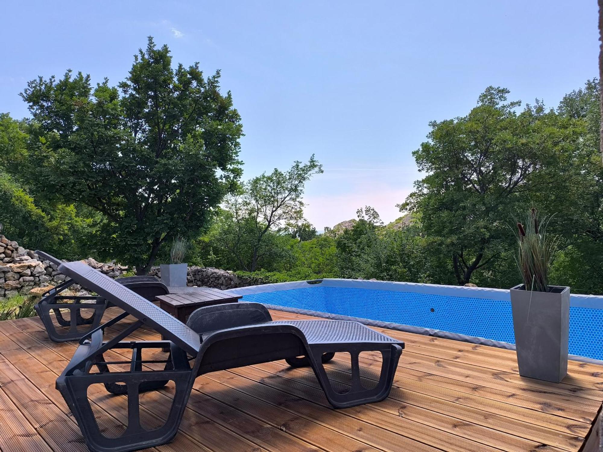 Holiday Home Lucija "" Private House With Pool "" ยาบลานัก ภายนอก รูปภาพ