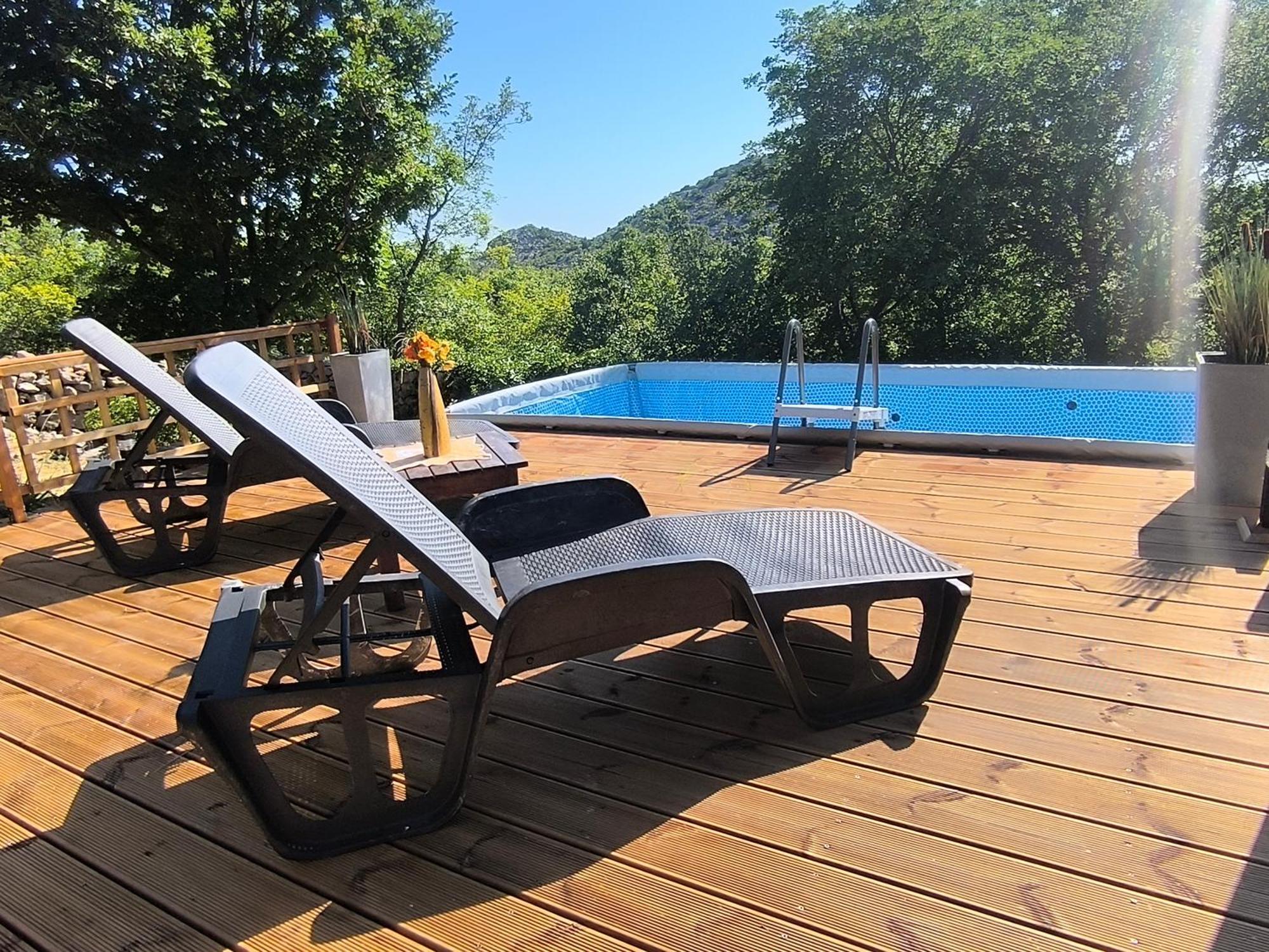 Holiday Home Lucija "" Private House With Pool "" ยาบลานัก ภายนอก รูปภาพ